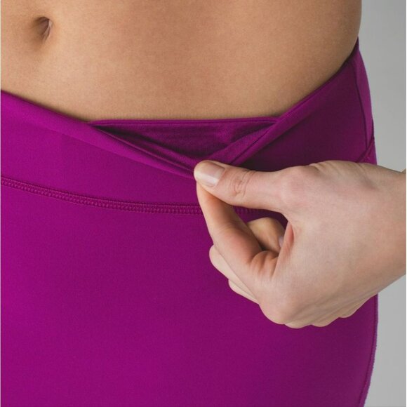 Lululemon City Skirt Regal Plum Cottony Soft Luon Stretch Size 6 - Picture 5 of 13